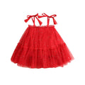 Vestido Infantil Natalino Tule