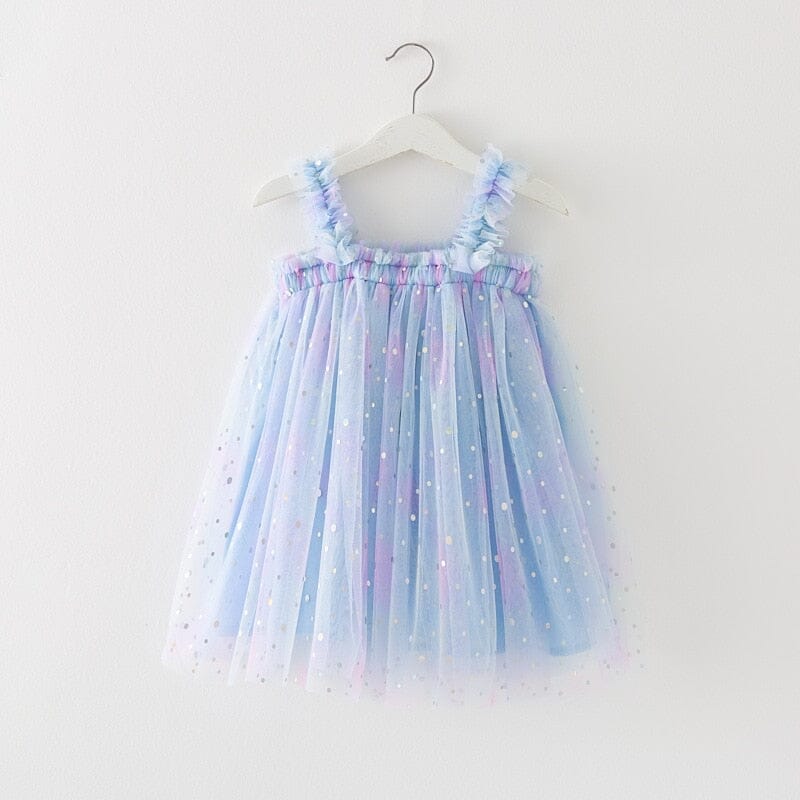 Vestido Infantil Poá Tule