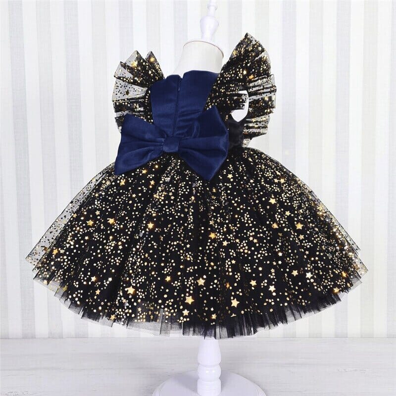 Vestido Infantil Princesa Estrelinhas