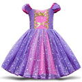 Vestido Infantil Princesa Estrelinhas