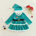 Vestido Infantil "Querido Papai Noel" + Gorro