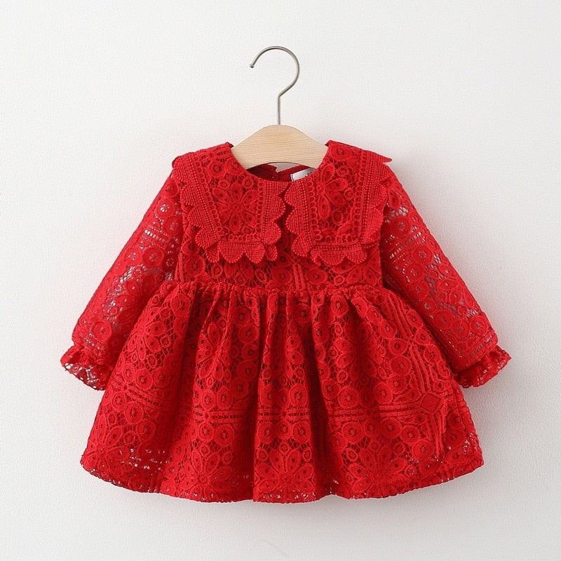 Vestido Infantil Rendado