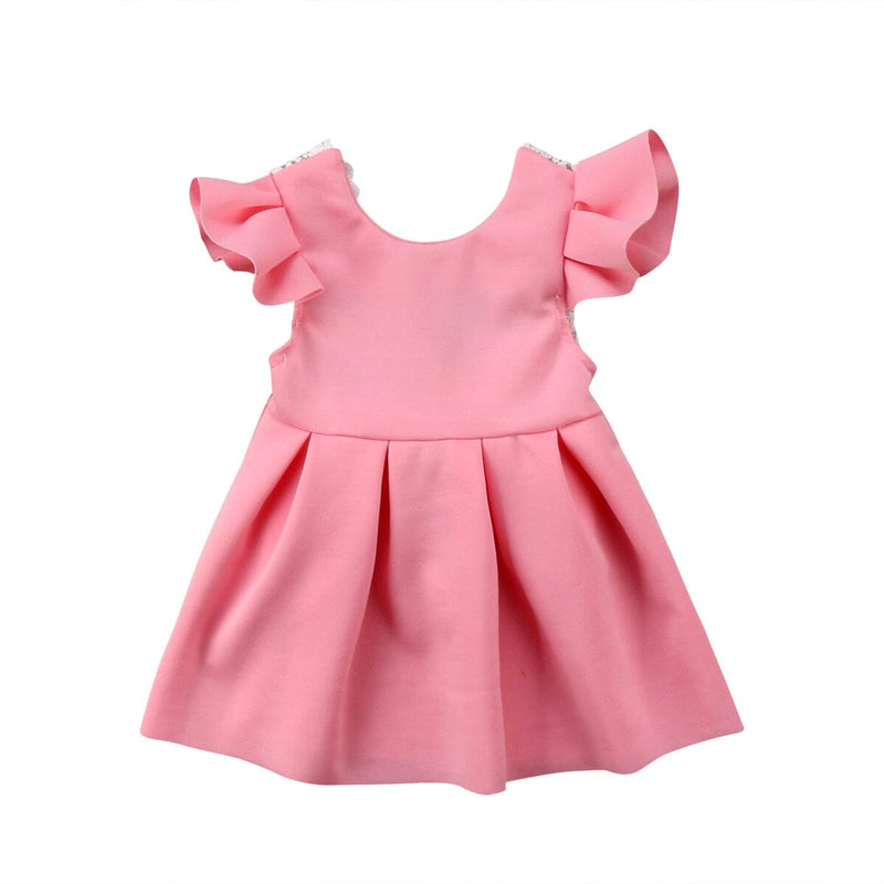 Vestido Infantil Rosa e Azul