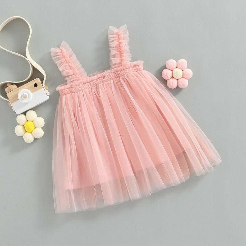 Vestido Infantil Tule Alcinha