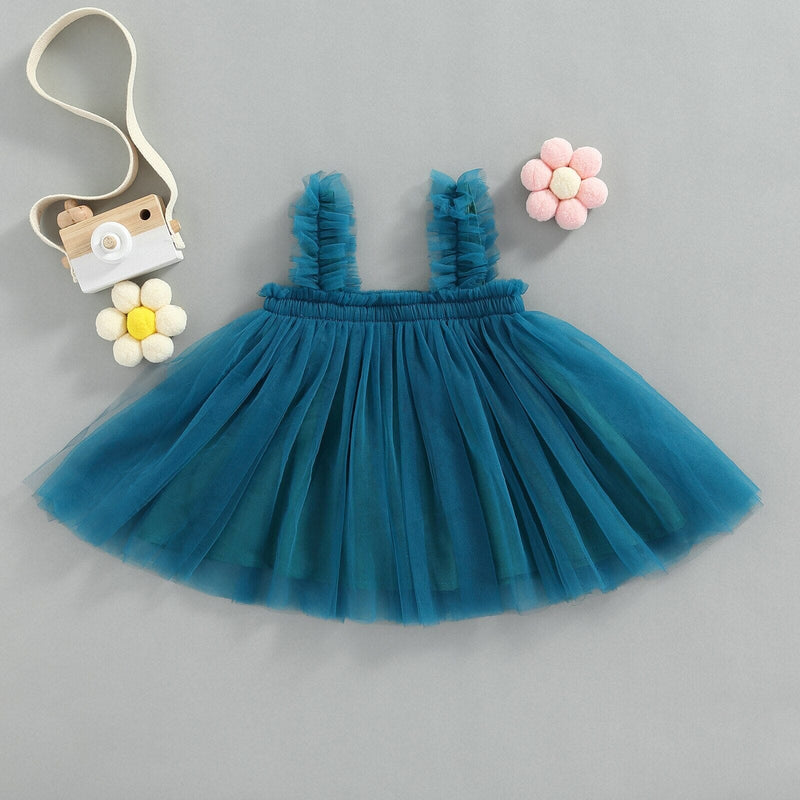 Vestido Infantil Tule Alcinha