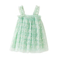 Vestido Infantil Tule Florezinhas